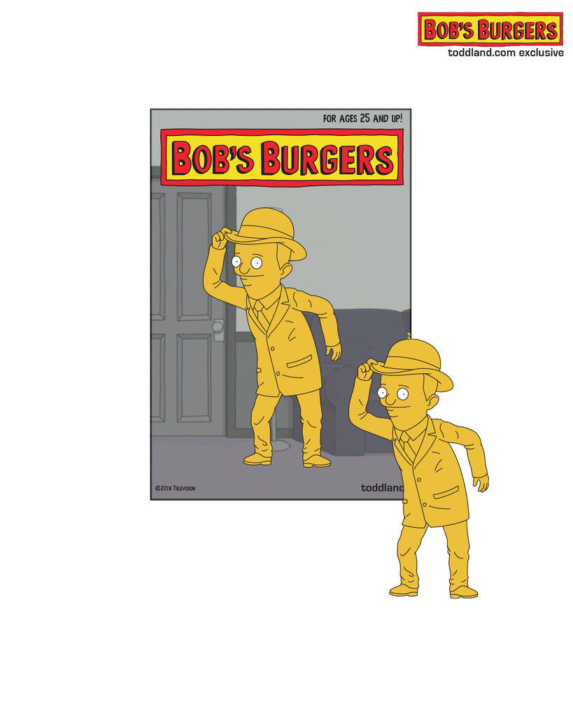 Bob's Burgers - Gold Rudy hard enamel pin