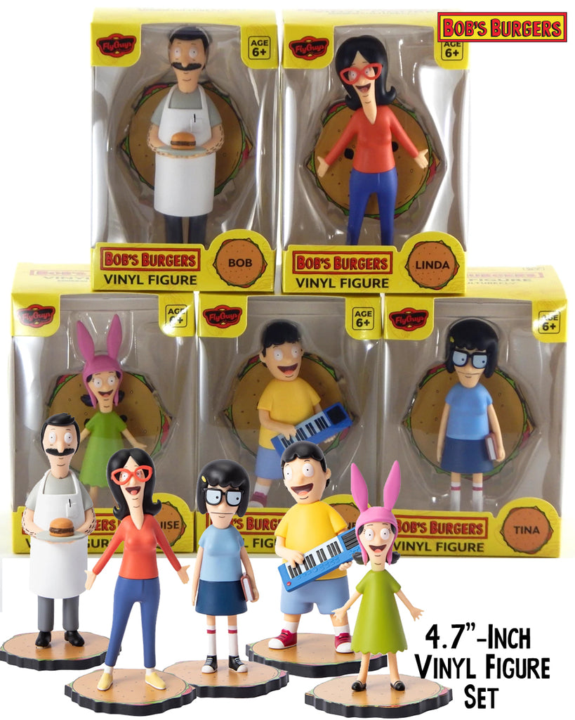Bob's Burgers 4.7" Vinyl Figure Belcher Family Set