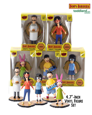 Bob's Burgers 4.7" Vinyl Figure Belcher Family Set