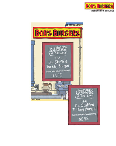 Bob's Burgers - Thanksgiving Burger of the Day hard enamel pin