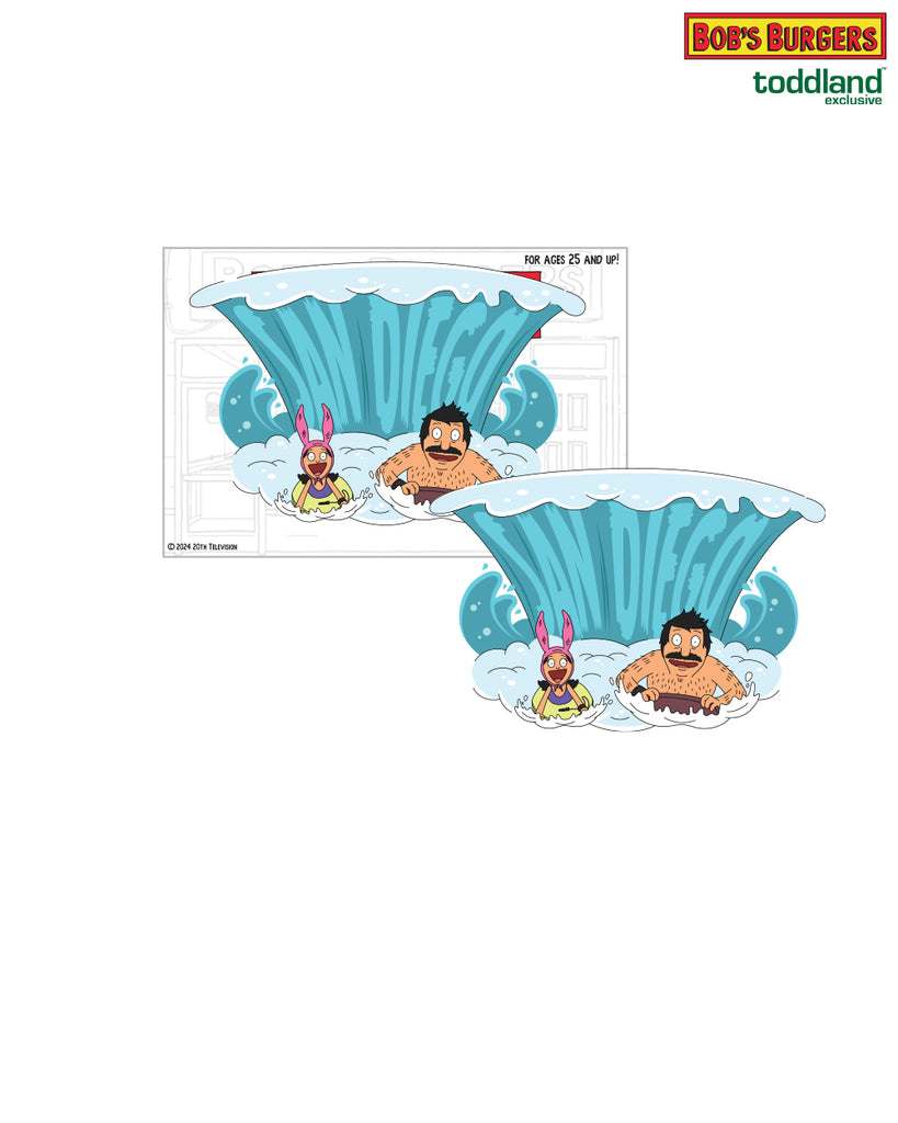 Bob's Burgers - 2025 San Diego Wave Pin (*ships mid august or sooner)