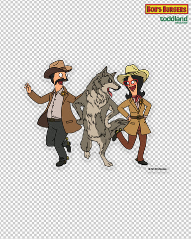 Bob's Burgers - Wolfpack Clear Die Cut Sticker