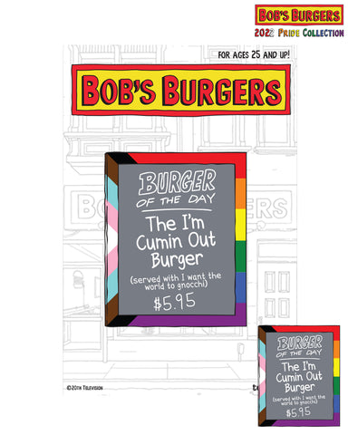2022 Bob's Burgers Pride - Cumin Out Burger of the Day Hard Enamel Pin