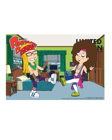 American Dad Good for the Ticker enamel pins 2 pack (limited edition of 250)