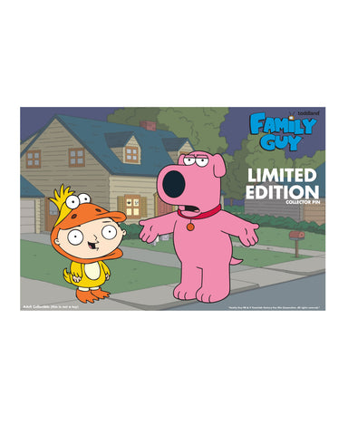 Family Guy - Quack Quaaaackkk!! 2 pack enamel pins (limited edition of 250)