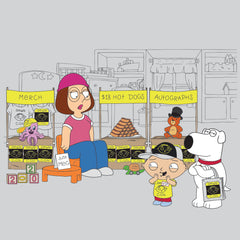 Family Guy Stewie Con (Stewie's Room) heavy canvas grocery tote