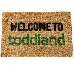 welcome to toddland doormat