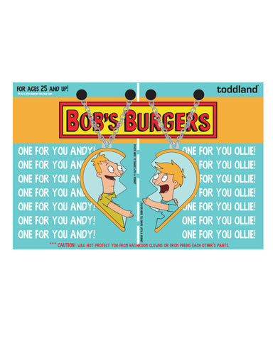 Bob's Burgers Andy&Ollie BFF necklaces