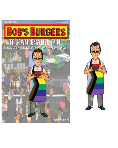 Pride 2020 - Bob enamel pin - Bob's Burgers