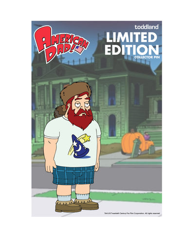 American Dad - Halloween Buckle enamel pin (limited edition of 100)