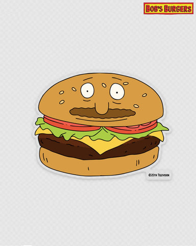 Bob's Burgers Burger Bob Sticker