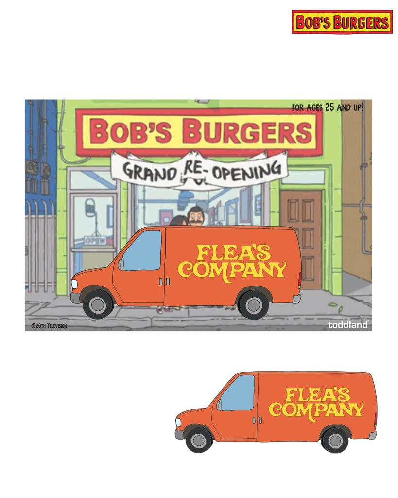 Bob's Burgers - Van #4 (Fourth in the series) Fleas Company Pin