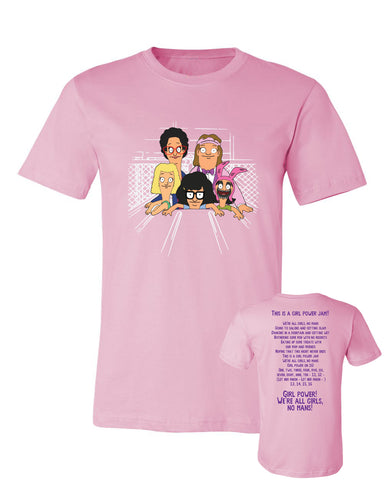 Wondercon 2018 Girl Power tee - Pink (Wondercon pickup only)