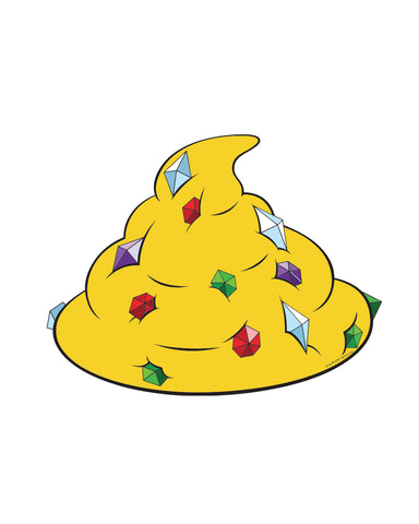 American Dad - Golden Turd sticker