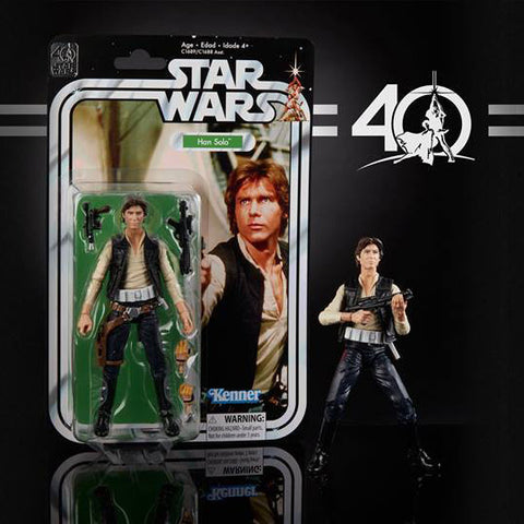 Hasbro - 6" Star Wars Black Series 40th anniversary - Wave 1 - Han Solo