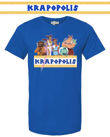 Krapopolis - Heroes Tee (royal blue)