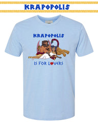 Krapopolis - Lovers Tee (heather columbia blue)