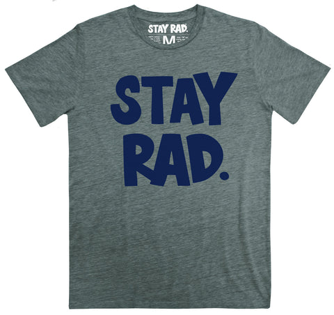 classic stay rad logo shirt - mens