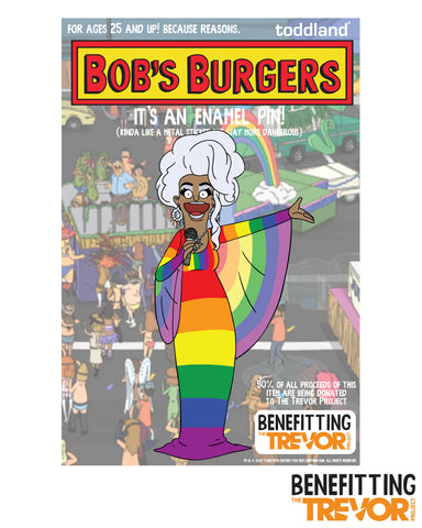 Bob's Burgers Miss Triple X-Mas Enamel Pin