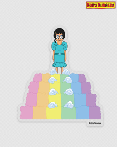 Bob's Burgers - Prom Fantasy Tina Clear Die Cut Sticker