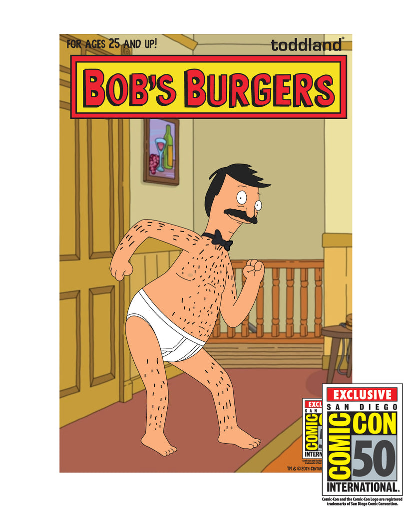 2019 SDCC Bob's Burgers Exclusive Sloppy Bear Bob pin